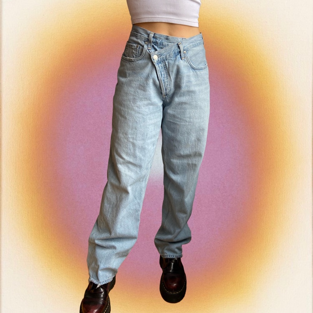 AGOLDE Criss Cross Jeans